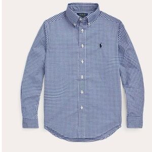 Polo Ralph Lauren Blue Gingham Cotton‎ Button Down Blake Shirt XL